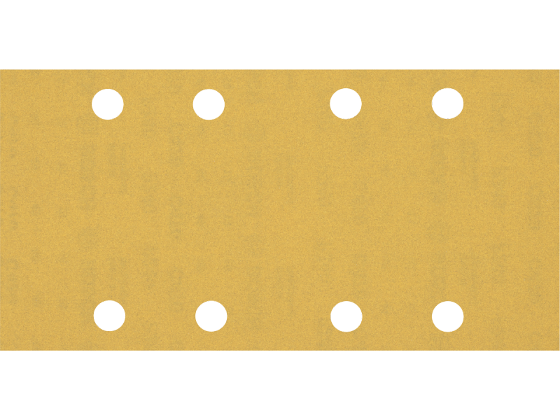 Brusni papir EXPERT Bosch z 8 luknjami za vibracijske brusilnike, Dimenzije: 93x186mm, Zrnatost: 240, 2608900858